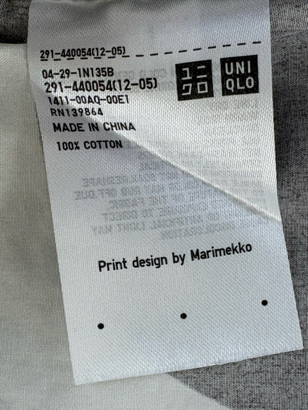 Marimekko x Uniqlo A-Line Shift Brown Polka Dots  Knee Length Dress XS  LIMITED - Picture 5 of 12